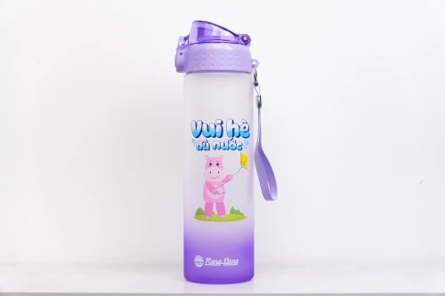 Bình nước cầm tay 07P1 In hình cho Bé - VUI HÈ ĐỦ NƯỚC
